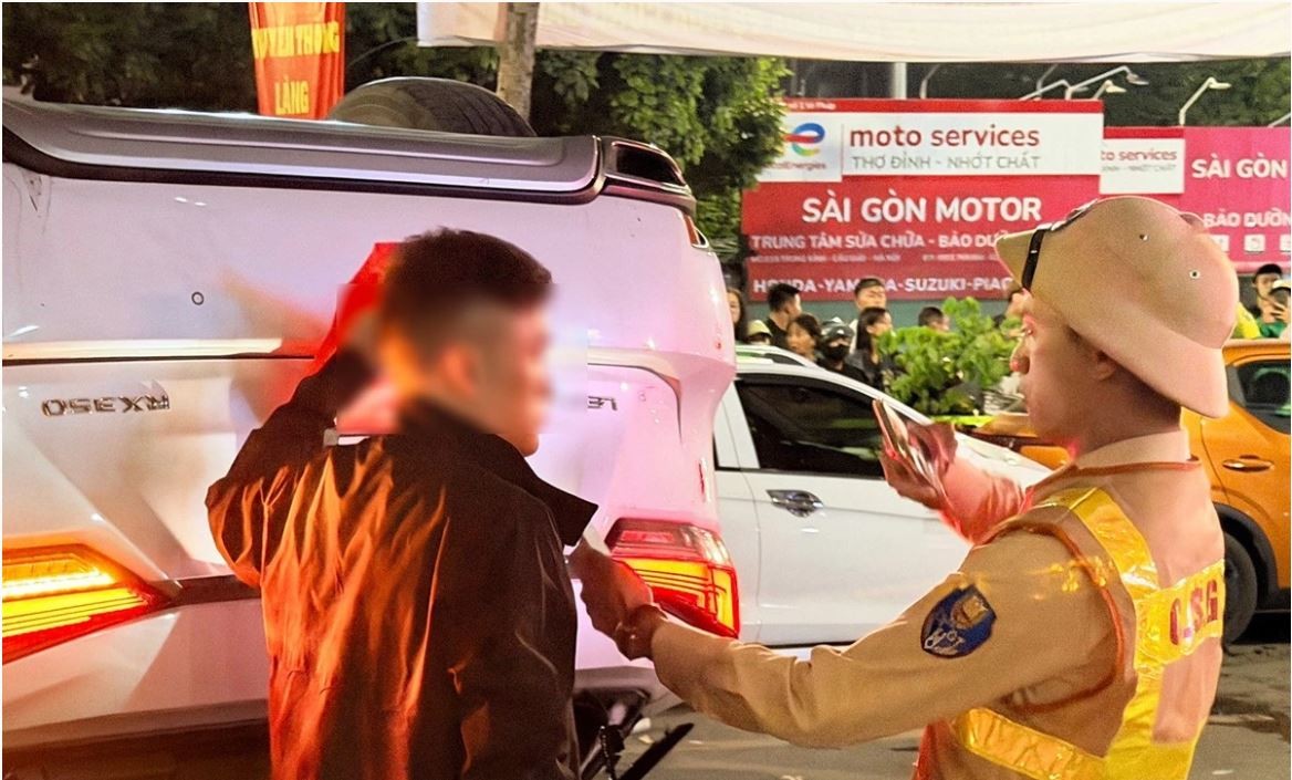 Tài xế Lexus gây tai nạn ở Trung Kính âm tính với nồng độ cồn và ma túy