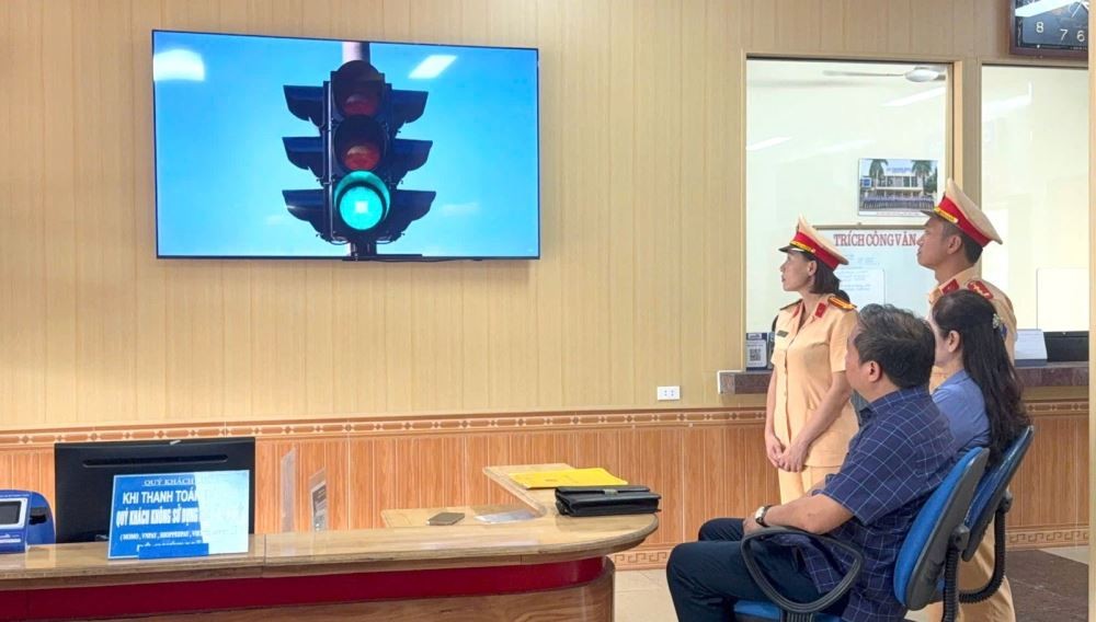 Thanh Hoá: Phòng CSGT ra mắt mô hình Thông điệp số Đường phố an toàn
