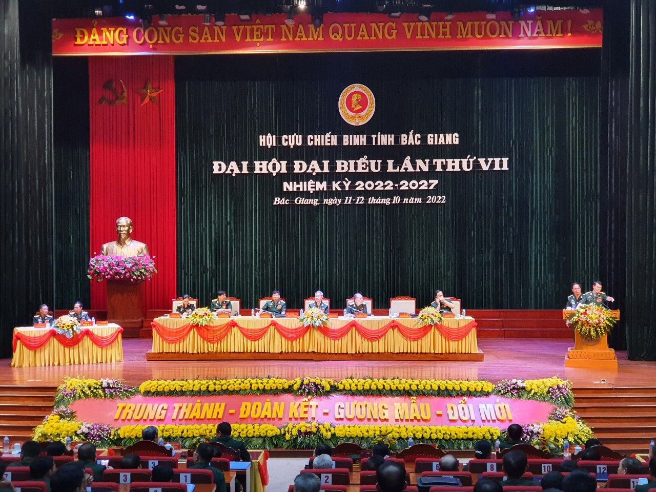 Đại Hội Đại Biểu Hội Cựu chiến binh tỉnh Bắc giang lần thứ VII, nhiệm kỳ 2022 - 2027