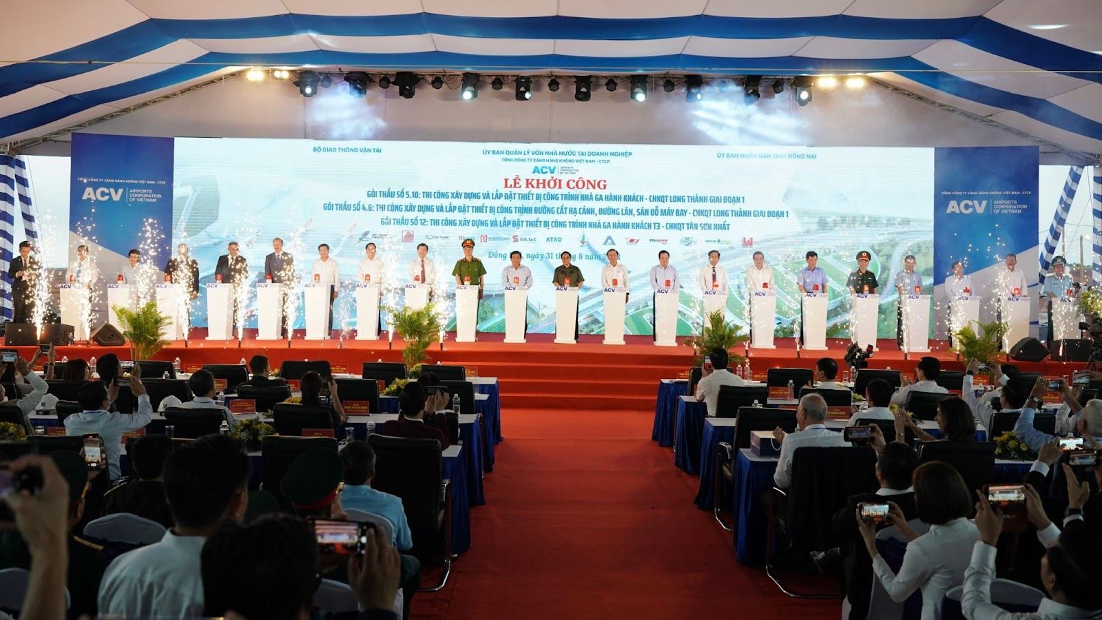 Lễ khởi công 3 gói thầu thuộc 2 dự án lớn nhất của Tổng công ty Cảng hàng không Việt Nam