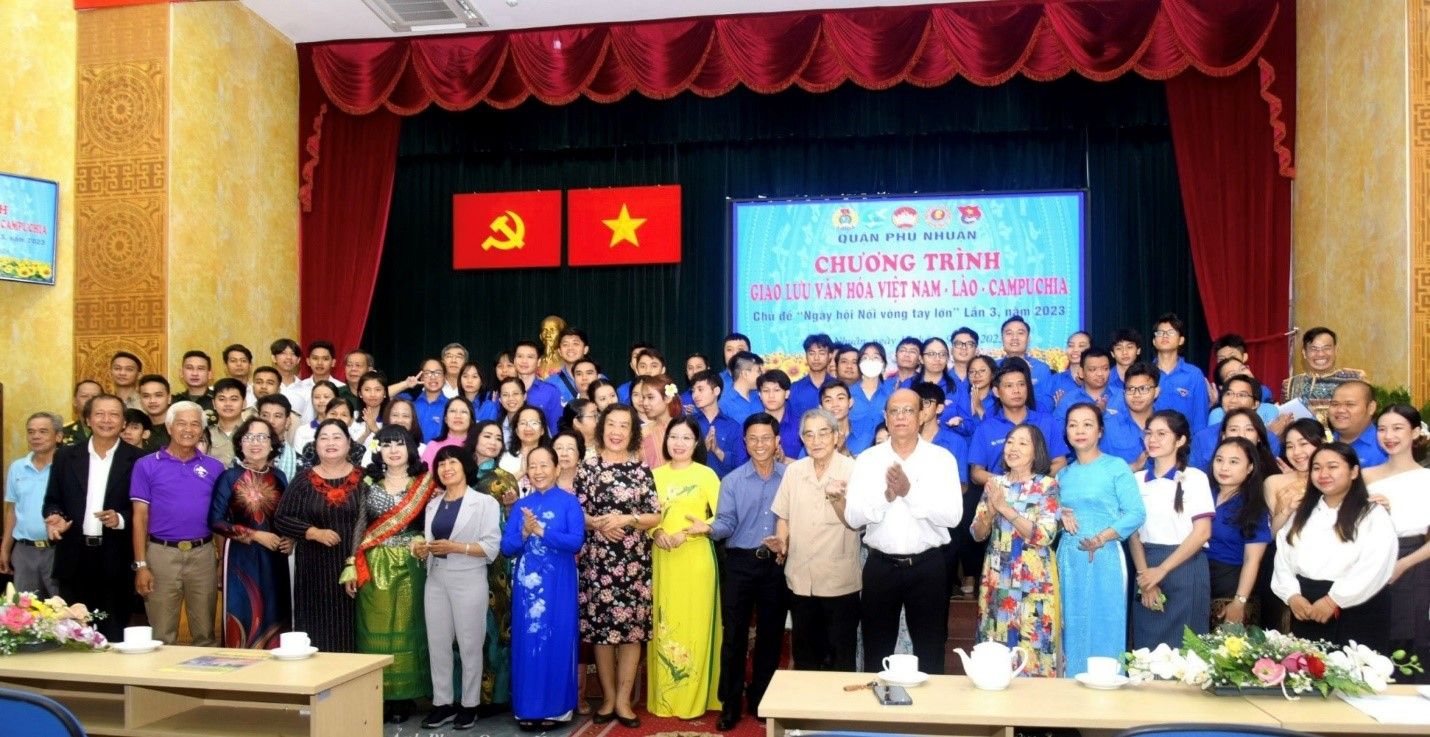 Quận Phú Nhuận tổ chức giao lưu văn hóa các nước Việt Nam- Lào- Campuchia