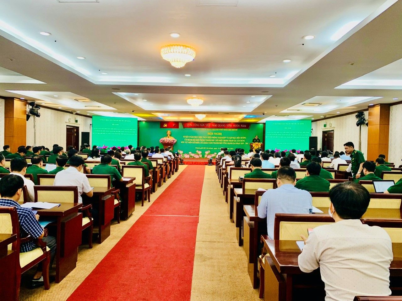 Hội nghị sơ kết 5 năm thực hiện 'Ngày Biên phòng toàn dân' tại TP HCM