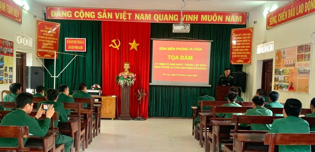 Đồn Biên phòng Ia Chía, Bộ đội Biên phòng tỉnh Gia Lai tọa đàm kỷ niệm 22 năm ngày thành lập