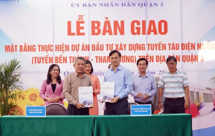TP Hồ Chí Minh: Bàn giao 57 mặt bằng triển khai metro số 2 Bến Thành-Tham Lương