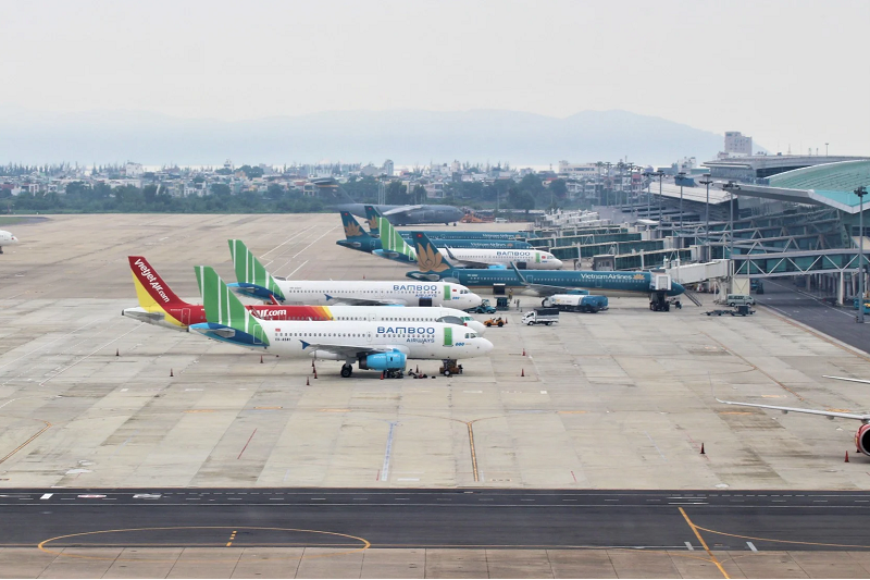 Số chuyến bay đến Cảng hàng không quốc tế Đà Nẵng tăng mạnh