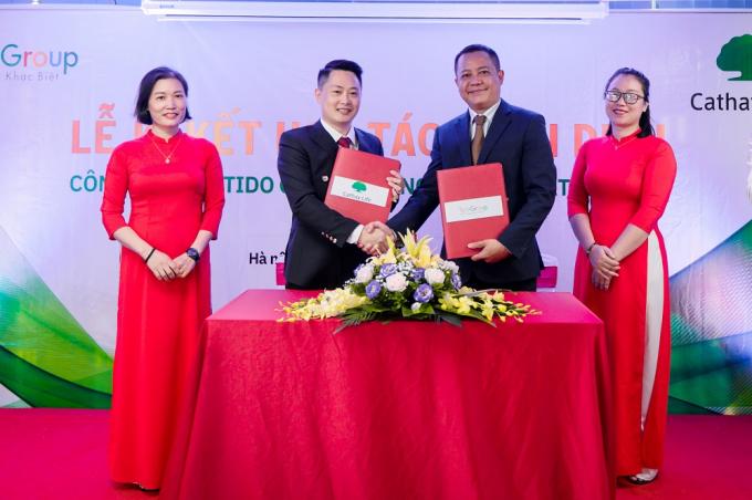 Lễ ký kết thoả thuận hợp tác toàn diện giữa Tido Group và Cathay Life
