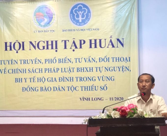 Tập huấn tuyên truyền chính sách pháp luật về BH tự nguyện, hộ gia đình cho đồng bào dân tộc thiểu số