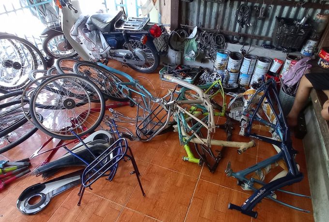 An Giang: Phát hiện nhiều xe đạp cũ không hóa đơn, chứng từ