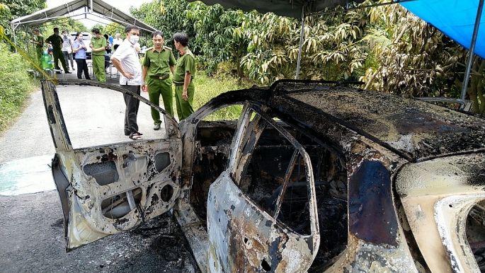 An Giang: Không khởi tố hình sự vụ bộ xương người cháy trên xe taxi lúc rạng sáng