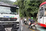Tai nạn liên hoàn trên đèo Bảo Lộc, QL20 tê liệt nhiều giờ