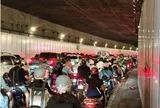 4 ô tô va chạm ở hầm Thủ Thiêm khiến ùn tắc kéo dài ở trung tâm TP.HCM