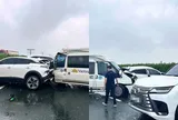 Tạm giữ lái xe ô tô Lexus lạng lách gây TNGT liên hoàn trên cao tốc Pháp Vân Cầu Giẽ