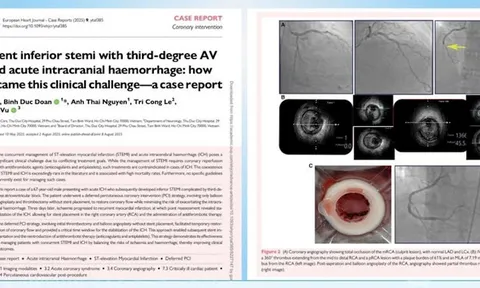 Ca bệnh đặc biệt tại TPHCM được đăng trên tạp chí tim mạch châu Âu