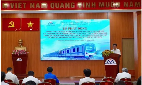 Phát động thi đua 60 ngày đêm quyết tâm xây dựng tuyến Metro Bến Thành - Tham Lương
