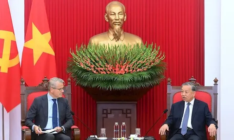 Tổng Bí thư Tô Lâm tiếp Giám đốc Tập đoàn A.P.Moller-Maersk
