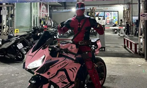 Deadpool chạy xe phân khối lớn trên đường ở TP.HCM bị phạt nặng