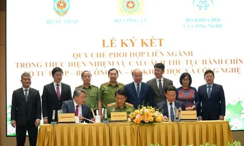 Ký quy chế phối hợp liên ngành giữa 3 bộ trong cải cách thủ tục hành chính