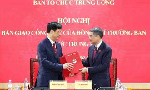 Hội nghị bàn giao công tác Trưởng ban Tổ chức Trung ương