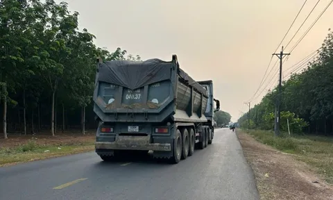 Đồng Nai: Nhiều phương tiện có dấu hiệu vi phạm tải trọng trên đường tỉnh 757