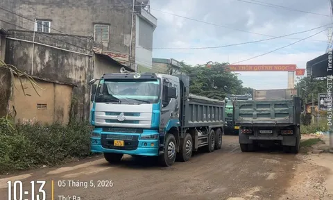 Krông Ana ( Đắk Lắk): Xe tải chở khoáng sản cày xới đường thôn Quỳnh Ngọc