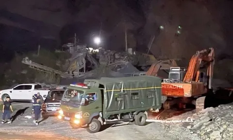 Sập mỏ đá ở Thanh Hóa, 1 người tử vong, 2 người bị vùi lấp