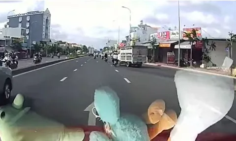 Bài học đắt giá cho ô tô nhập làn bất cẩn gây tai nạn với xe máy