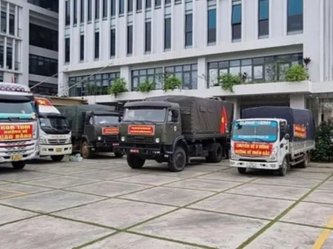 Miễn phí đường bộ với các xe chở hàng cứu trợ