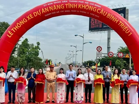 TPHCM thông xe cầu Bình Triệu 1, kỳ vọng giảm ùn tắc cửa ngõ Đông Bắc