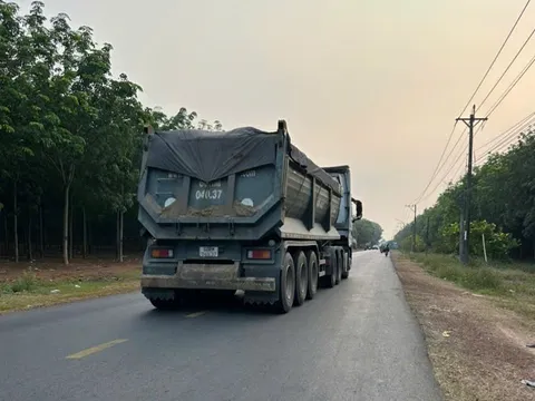 Đồng Nai: Nhiều phương tiện có dấu hiệu vi phạm tải trọng trên đường tỉnh 757